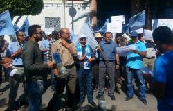 إضراب و وقفة إحتجاجية لعمال الطاقة بالحسيمة