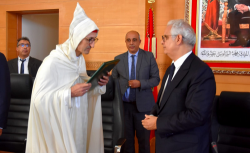 بركة يشرف على تنصيب عبد السلام فريندو عاملا على إقليم الدريوش