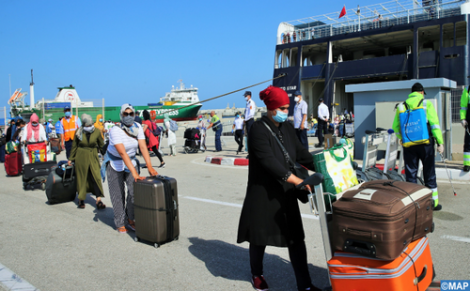 عودة الفوج الأول من العاملات المغربيات الموسميات من إقليم هويلبا