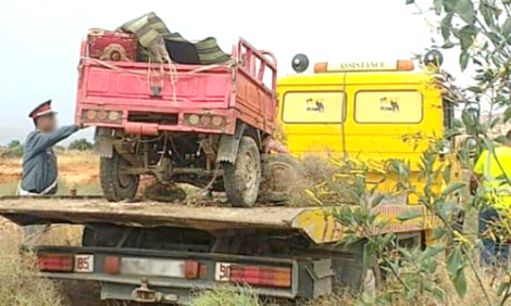 مصرع زوجين واصابة خمسة من ابنائهما في حادث مأساوي بالدريوش
