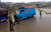 كورونا .. اطلاق عملية لتعقيم عربات نقل البضائع بمدخل إقليم الحسيمة (صور)