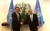 الأمين العام للأمم المتحدة غوتيريس يستقبل محمد بودرا عمدة مدينة الحسيمة