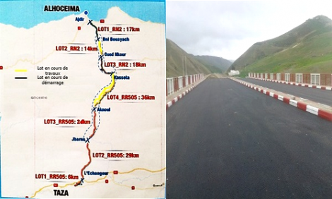 طريق الحسيمة تازة سيعرف انجاز جسر طويل لتجاوز "عقبات بوعلمة"