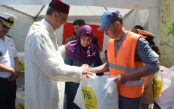 عامل الحسيمة يشرف على انطلاق عملية الدعم الغذائي لشهر رمضان