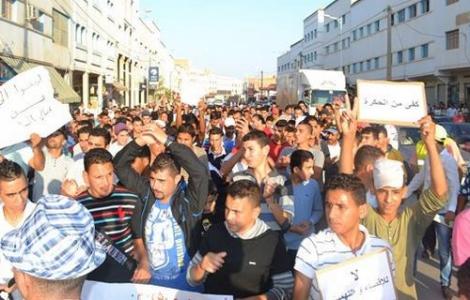 استفزازات الدرك الملكي تشعل الاحتجاجات بالدريوش