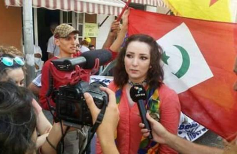 نشطاء الحراك الشعبي بالناظور يحتجون ضد اسبانيا دعما لكاتالونيا