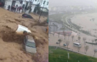 امطار طوفانية تُغرق مدينة تطوان