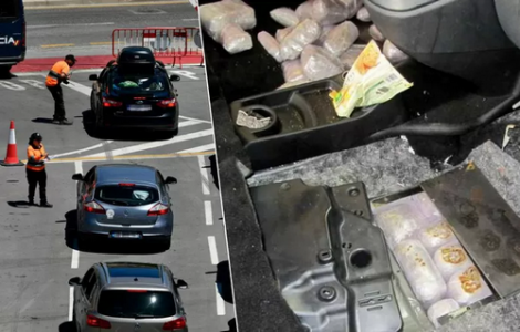 ضبط مخدرات على متن سيارة مرقمة ببلجيكا في معبر باب سبتة