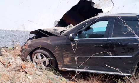 حادث سير في بني بوعياش يخلف إصابات وخسائر مادية (صور)