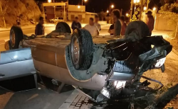 حادثة سير خطيرة على الطريق الوطنية الرابطة بين امزورن والحسيمة