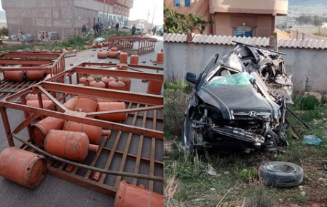 قتيل ومصاب في حادثة سير خطيرة العروي والدريوش