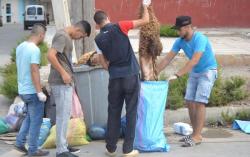 امزورن.. مبادرة شبابية لجمع مخلفات عملية الذبح