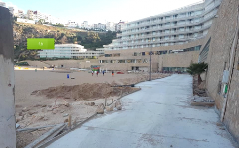 الحسيمة.. الاسمنت يزحف على شاطئ كيمادو ونشطاء يصفون ذلك بالجريمة