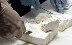 ضبط صفائح من الكوكايين