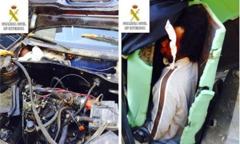 اعتقال ناظوري حاول تهريب 3 مهاجرين افارقة عبر سيارته الى مليلية