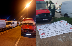 مهنيو النقل الدولي للإرساليات يحتجون بمينائي الناظور والحسيمة (فيديو)