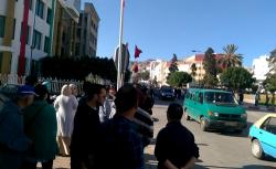 القوات العمومية تتدخل لتفريق وقفة احتجاجية لمعطلي مدينة الحسيمة