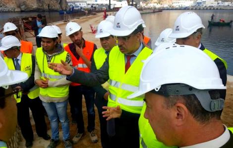 رباح : نسبة تقدم الاشغال بالميناء الترفيهي للحسيمة بلغت 76 في المائة