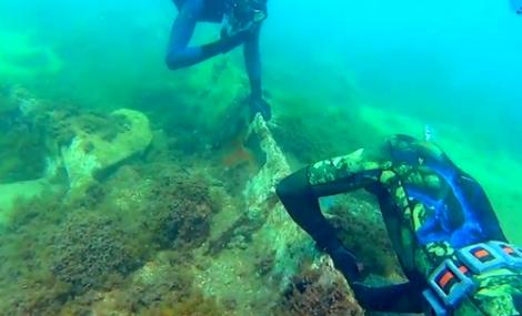 العثور على هيكل سفينة قديمة بشاطئ كيمادو بالحسيمة (فيديو)