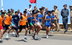 سباق على الطريق يجمع تلاميذ اقليم الحسيمة بكورنيش صاباديا
