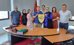 وفد من بلدية اسكاربيك البلجيكية يقوم بزيارة عمل الى الحسيمة