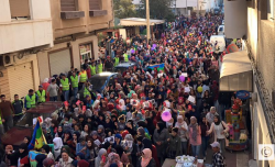 بالصور .. حراك الحسيمة يَخرج بصيغة المؤنث في اليوم العالمي للمرأة