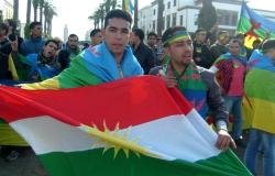 أمازيغ يتضامنون مع أكراد "كوباني" أمام السفارة التركية بالرباط