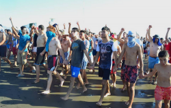 احتجاجات بشواطئ الحسيمة والدريوش للمطالبة باطلاق سراح المعتقلين