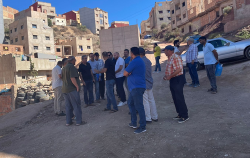مشروع لتهئية طريق مهمة بحي ميرادور الاعلى بمدينة الحسيمة