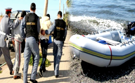 محاولة للهجرة السرية من سواحل الحسيمة تقود 5 اشخاص الى السجن