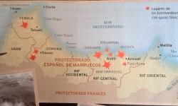 مجلة اسبانية تُقدم خريطة قصف شمال المغرب بالغازات السامة
