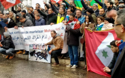 شعارات قوية أمام السفارات والقنصليات المغربية في أوروبا دعما لحراك الحسيمة